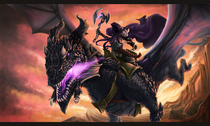 create fantasy artwork, character or scene