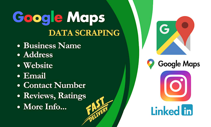 do google map scraping, b2b leads, b2b data extraction and lead generation