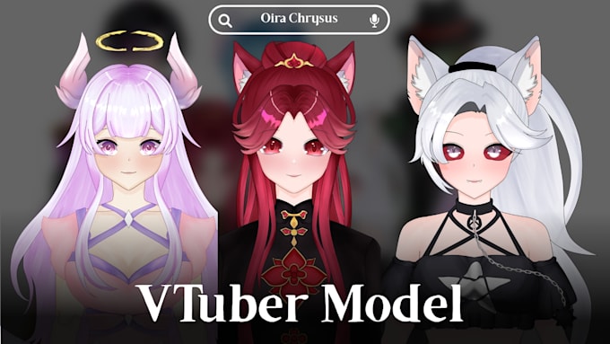 draw you a live2d model ready to rig