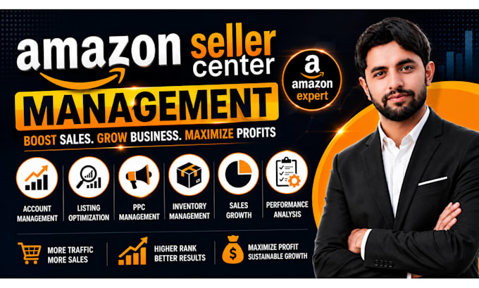 be your amazon seller central virtual assistant and manage
