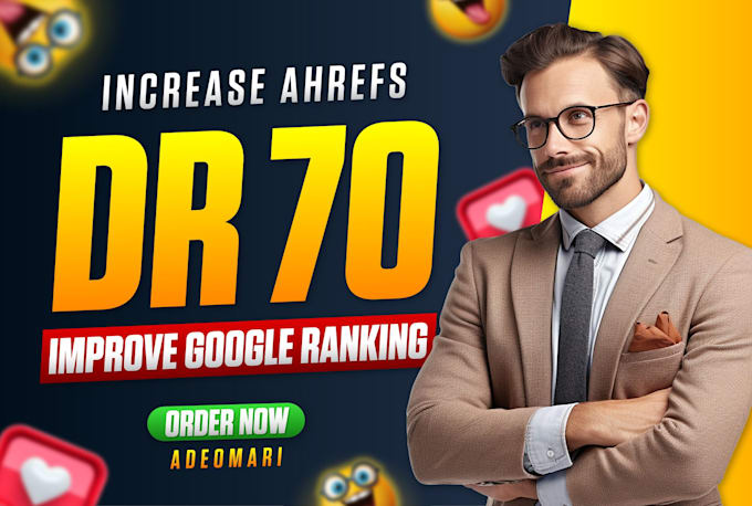 do increase domain rating DR ahrefs google ranking backlinks