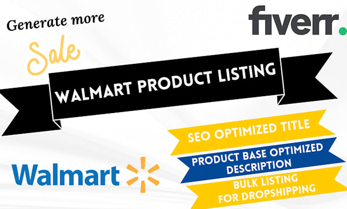 optimize and list products on walmart marketplace