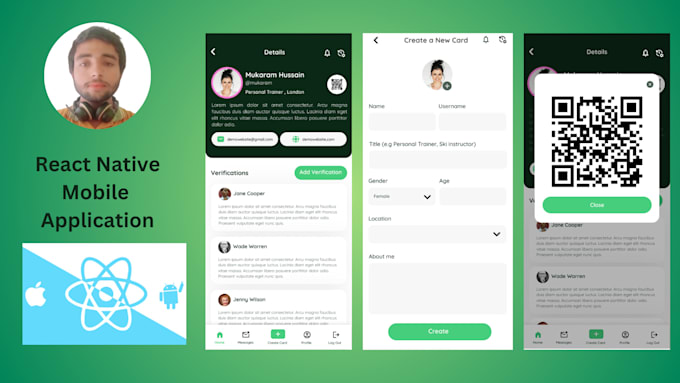 Do a mobile app for ios and android using react native by Abubakardev6 ...