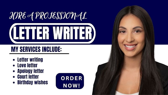 Write convincing apology letter appreciation birthday letter court