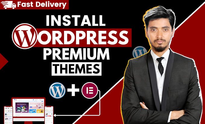 install wordpress theme with demo import, wordpress elementor pro
