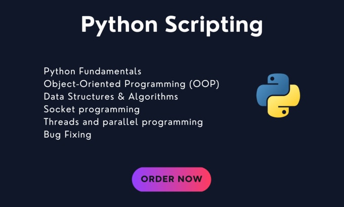 Do python programming tasks, projects for you by Mirza_techguy | Fiverr