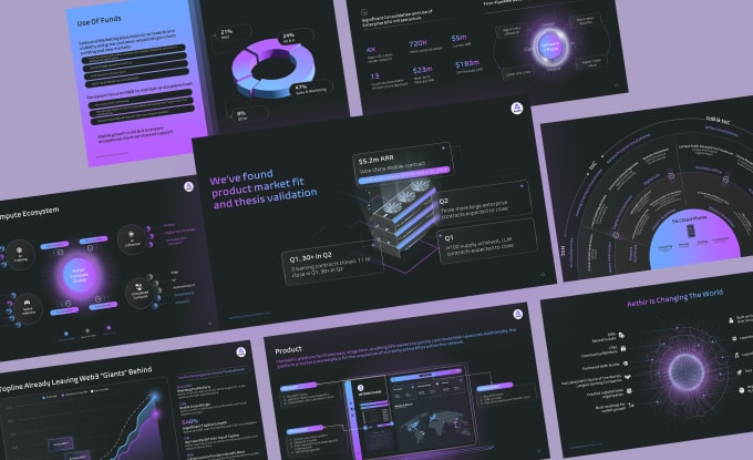 write compelling content and design pitch deck presentations