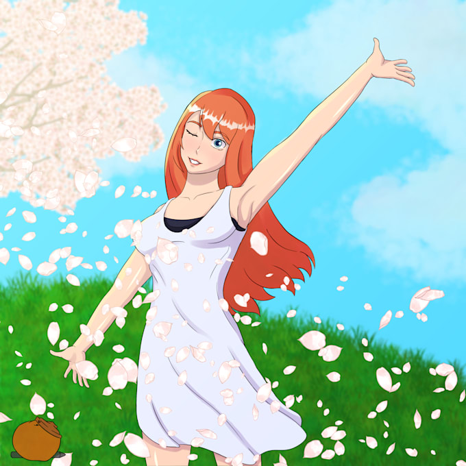 draw you or fanart or oc in my anime art style