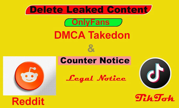 delete copyrighted, leaked content reddit, tiktok under dmca