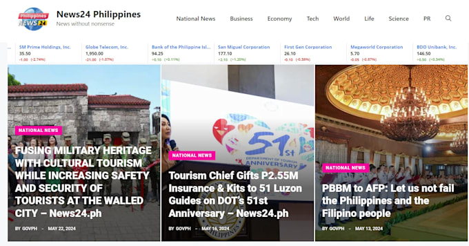 post a PR article on 10 philippines news sites