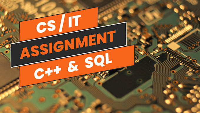 Complete your computer science and it assignments by Mueezwaqar | Fiverr