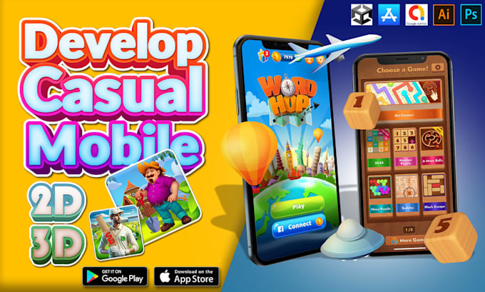 Be a unity game developer for 2d 3d games by Iconicgamez | Fiverr