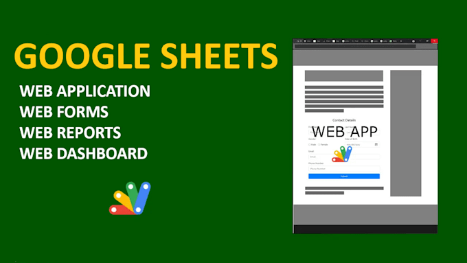 convert google sheets to web app or dynamic web forms