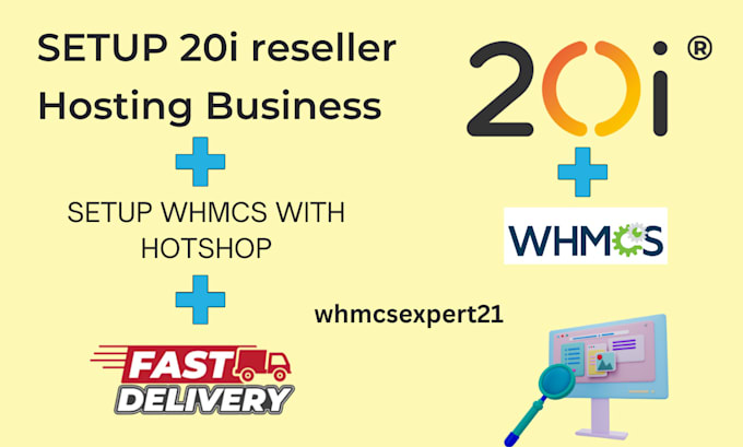 set up your 20i reseller hosting business by using whmcs and hostshop