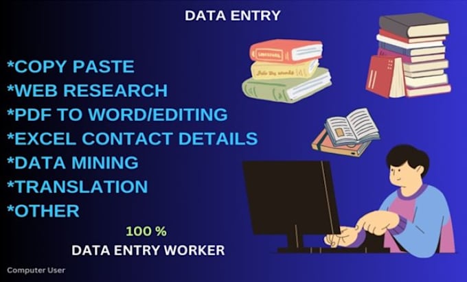 fast and perfect data entry work