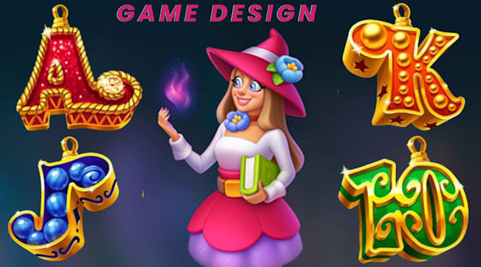 create video game art concepts game character design, tshirt font logo design