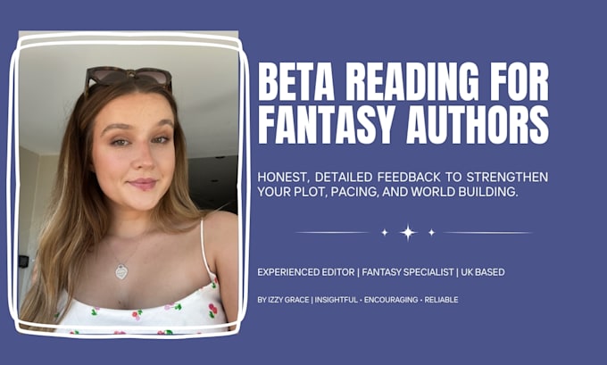 beta read your fantasy novel and give detailed, honest feedback