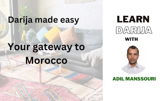 teach you moroccan darija from scratch
