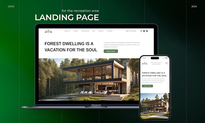 Create design figma landing page, website ux ui, homepage by ...