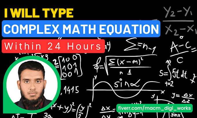 type math equations in ms word or mathtype and convert into pdf or word