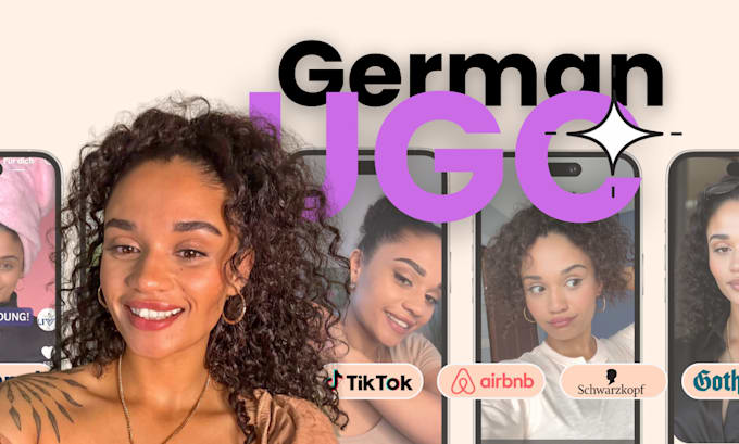 create ugc video ads and content in german or english
