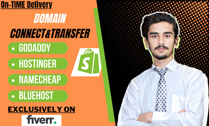 connect or transfer your domain to shopify, wordpress, wix