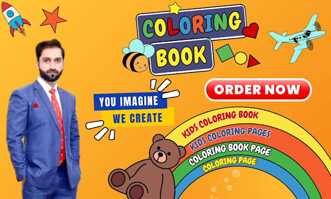 make unique coloring book pages for kids