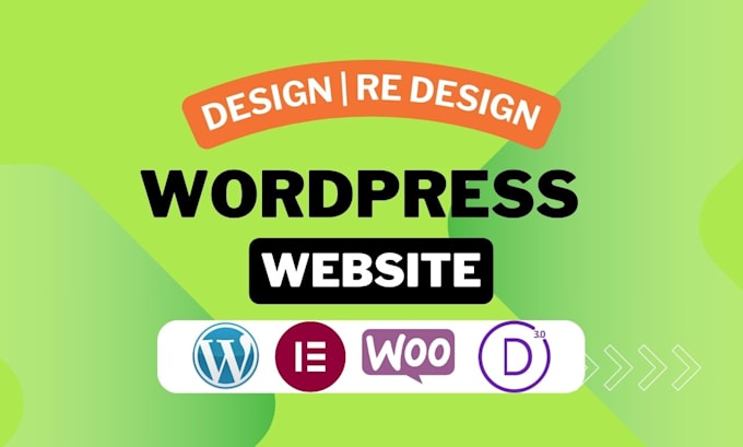 customize, design, and build a responsive wp website