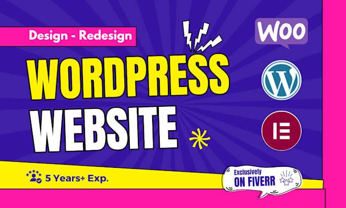 build and develop wordpress website design and redesign