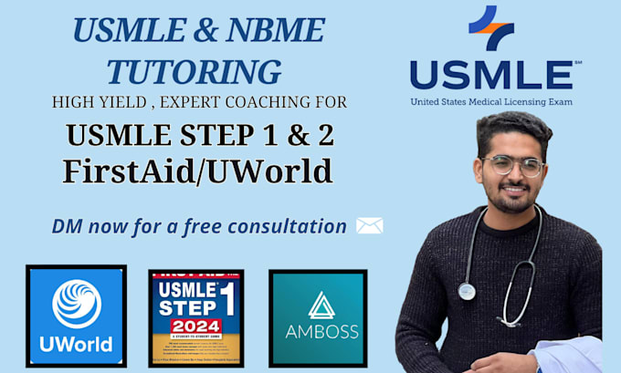 be your first aid, uworld and nbme tutor for usmle