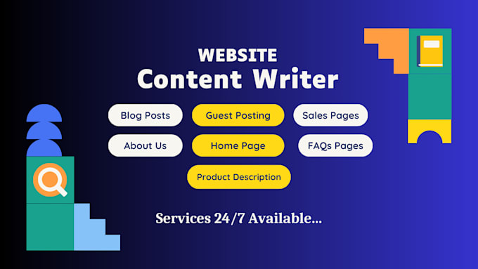 be your SEO website content writer
