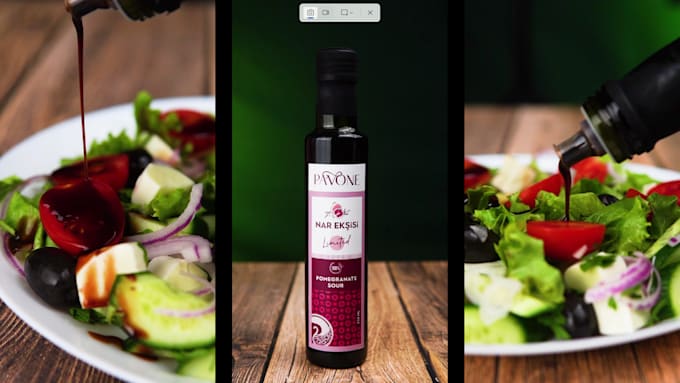 create a dynamic food product video for amazon