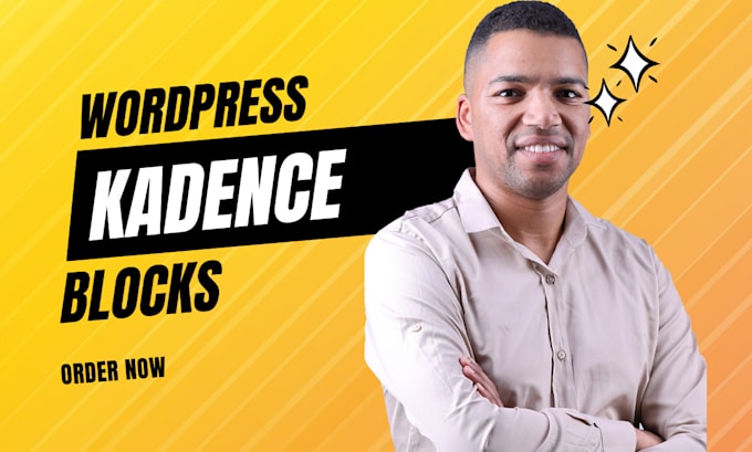 develop a kadence pro website with gutenberg custom block