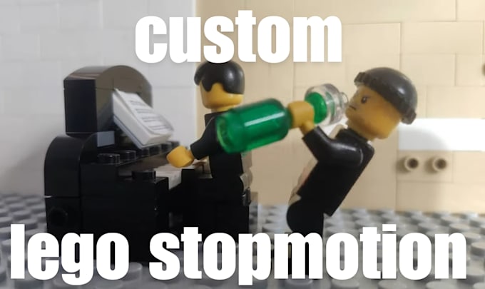 make a custom lego stop motion animation with sound and effects