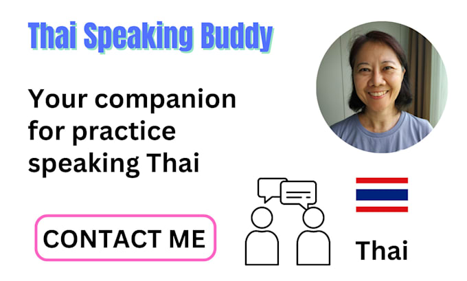 be your companion for practice speaking thai