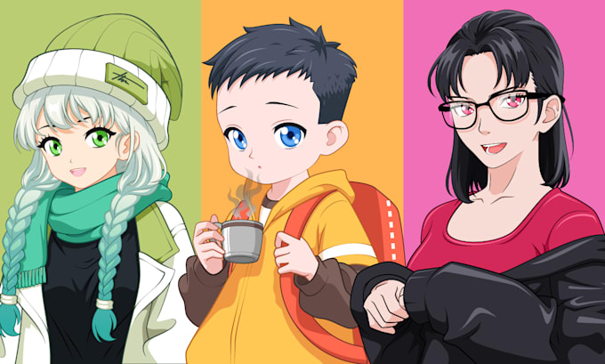 draw cartoon or anime for your profile picture