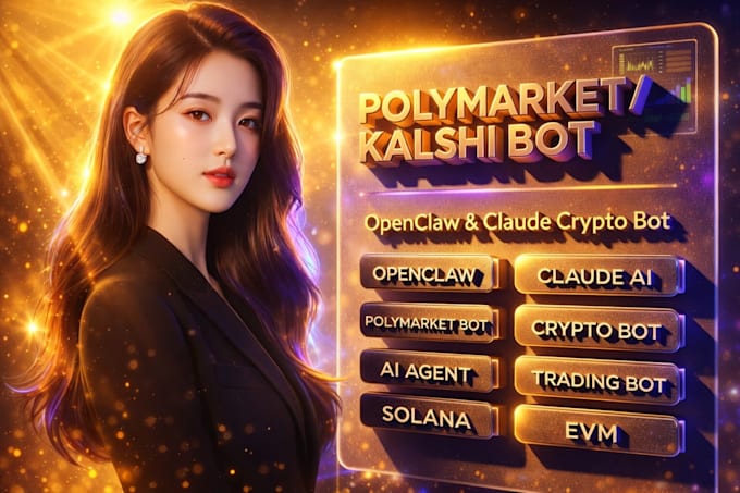 develop openclaw claude ai agent crypto trading bot polymarket solana evm