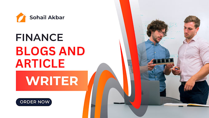 write finance article, report and blogs on any finance topic