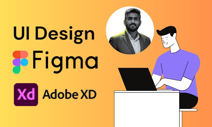 Do modern website ui ux mockup design in figma or adobe xd landing page ...