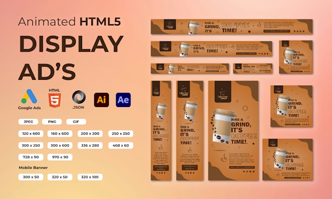 Do create a animated display ads in html5 for ads campaign by Abijith ...