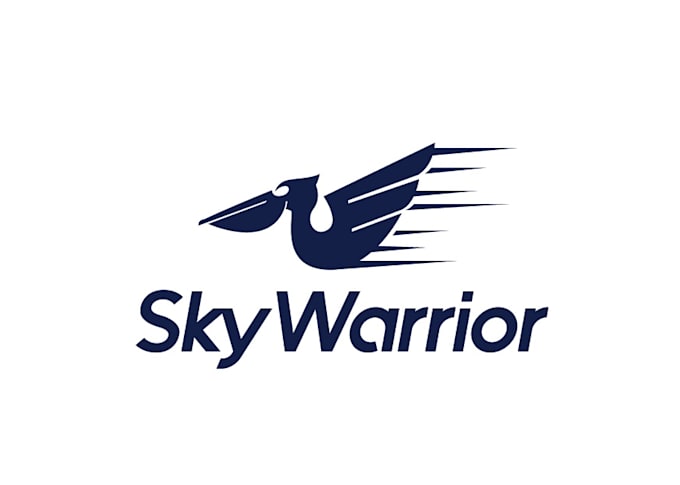design good looking unique sky warrior logo