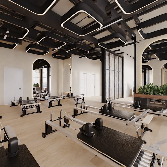 design and visualize your pilates studio in 3d