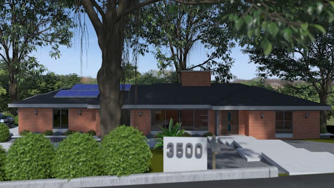 design a complete architectural drawing