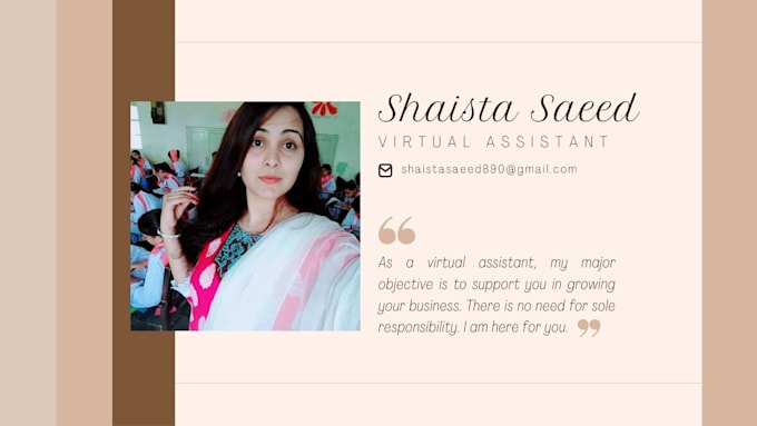 be your professional virtual assistant for long term