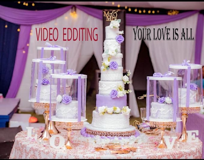 do  creative wedding video editing with cinematic look