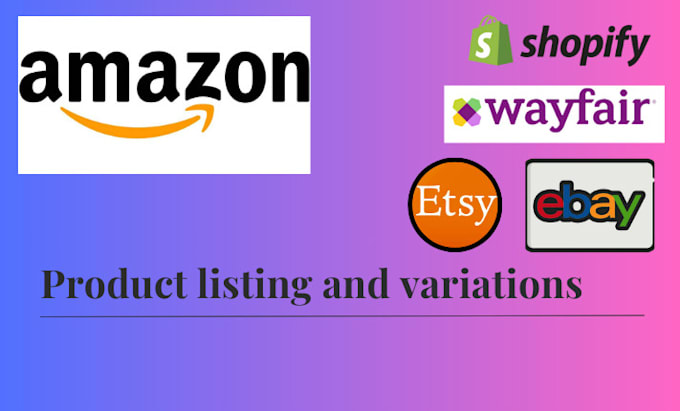create amazon product listing and variation or fix amazon listing