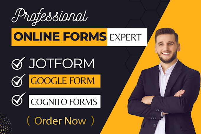Create jotform google forms type form and cognito form by M niaaz Fiverr