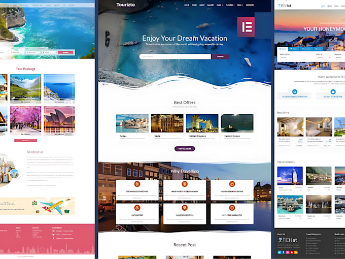 build a travel agency website with tour booking system