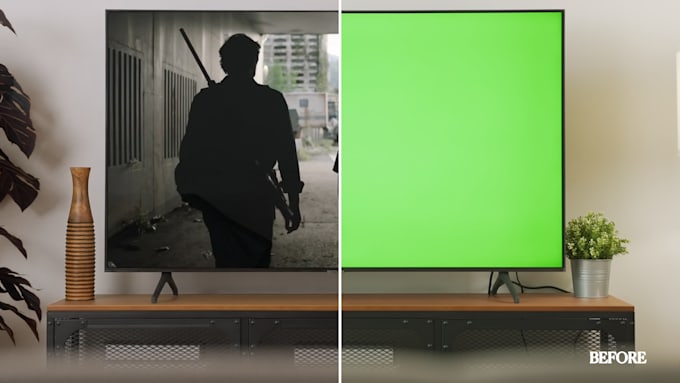 do professional screen replacements with vfx compositing