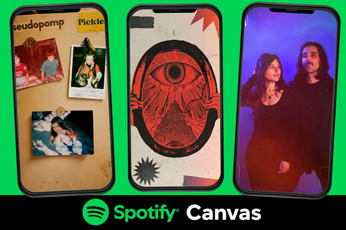 a create an animated spotify canvas for your song
